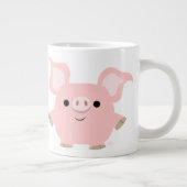 Mug Jumbo Cochon de Dessin Animé Mignon (Droite)