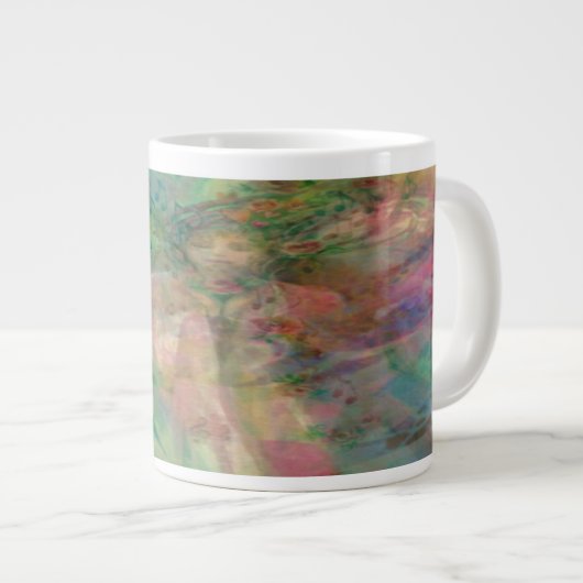 Mug jumbo de 20 oz "La Radio Fréquence", vue cosmi (Devant droit)