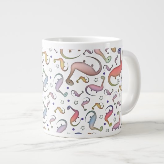 Mug Jumbo Dinosaure Mignon (Devant droit)