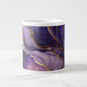 Mug Jumbo marbrée violette (Devant)