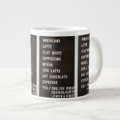 mug JUMBO pour boissons de café (Devant droit)
