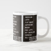 mug JUMBO pour boissons de café (Droite)