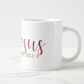 Mug Jumbo PSALM 103:2-3 (Droite)
