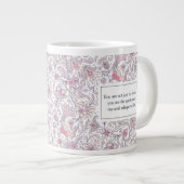 Mug Jumbo romantique avec poème - Cadeau Versatile (Devant droit)