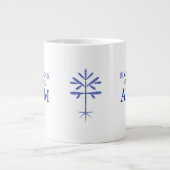 Mug Jumbo "SRC Alum" avec agrafage bleu (Devant)