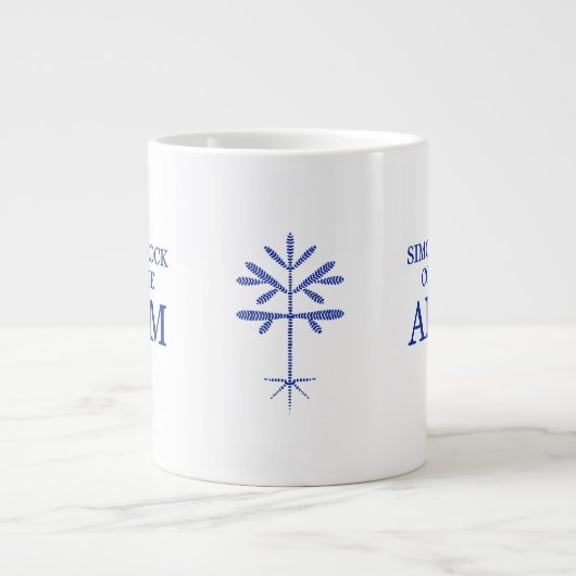 Mug Jumbo "SRC Alum" avec agrafage bleu (Devant)