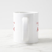 Mug Jumbo "SRC Alum" avec molette rouge (Dos)