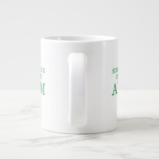 Mug Jumbo "SRC Alum" avec Sapling vert (Dos)