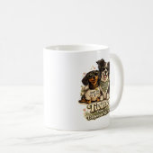 Mug Jumeaux de mère différente Design de chien drôle (Devant droit)
