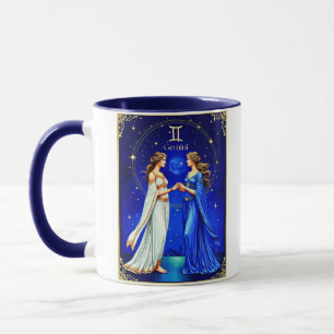Mug Jumeaux Gémeaux sous un ciel étoilé