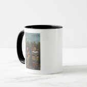 Mug Jumeaux indiens en Papooses & "� pleurant" (Devant gauche)