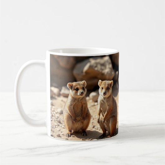 Mug Jumeaux Quokka australiens (Gauche)