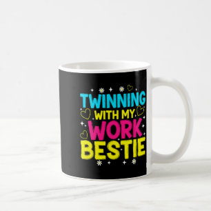 Mug Jumelage avec mon travail, c'est-à-dire ami de la