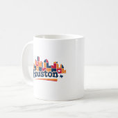 Mug Jumelage Skyline de Houston (Devant gauche)