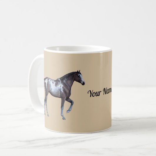 Mug Jument Appaloosa réaliste | Portrait de cheval (Devant gauche)