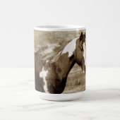 Mug Jument de regard antique de peinture (Centre)