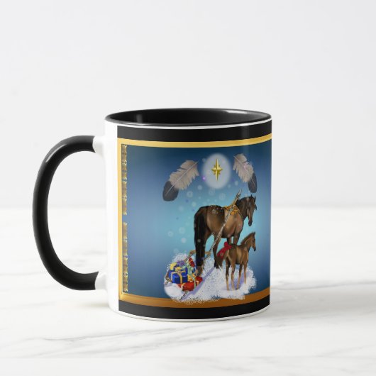 Mug Jument et colt de Noël (Gauche)