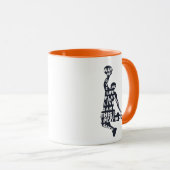 Mug Jump tir joueur de basket-ball avec texte complet (Devant droit)