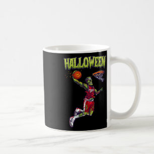 Mug Jump Zombie Bysketbyll Dunk Player Halloween Pumpk