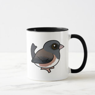 Mug Junco aux yeux foncés (à côté rose)