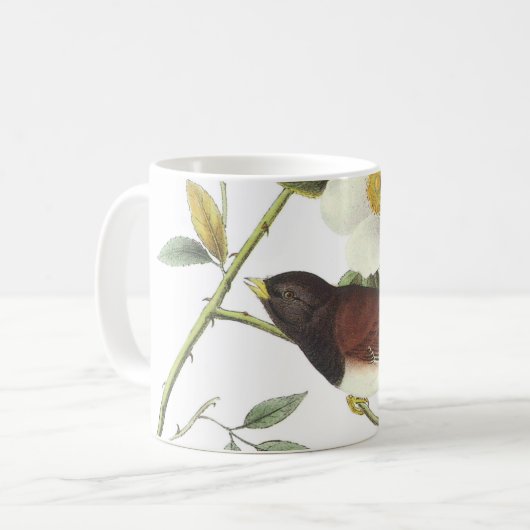 Mug Junco aux yeux foncés par Audubon (Devant gauche)