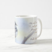 Mug Junco Psalm aux yeux foncés 62:5 KJV (Devant droit)