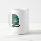 Mug Juneau Alaska Ours de loup de baleine Aurora AK du (Devant gauche)