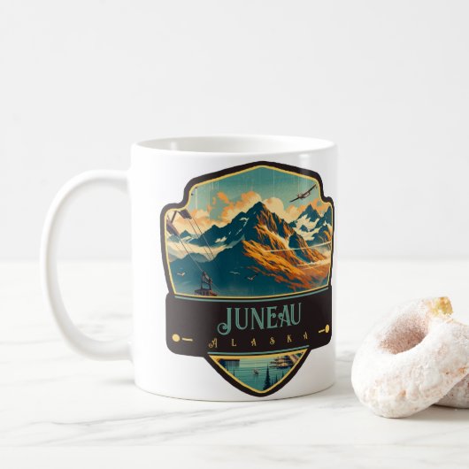 Mug Juneau, Alaska | Vintage (Avec donut)