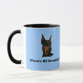 Mug Juneau : Où est MON petit déjeuner ? (Gauche)