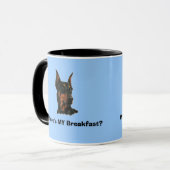 Mug Juneau : Où est MON petit déjeuner ? (Devant gauche)