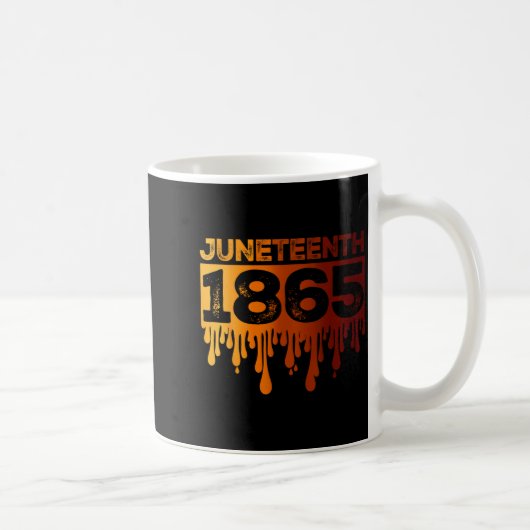 Mug Juneteenth 1865 goutte de mélanine jour de liberté (Droite)