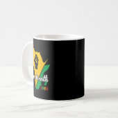 Mug Juneteenth 1865 Histoire des Noirs Femmes Liberté (Devant gauche)