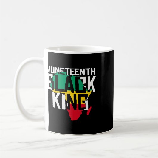 Mug Juneteenth Black King (Gauche)