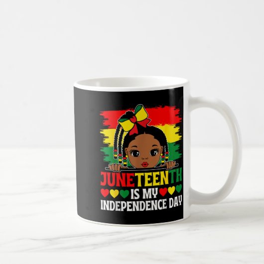 Mug Juneteenth est le Jour de l'Indépendance 1865 Afro (Droite)