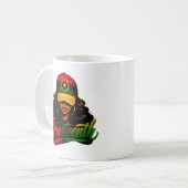 Mug Juneteenth Femmes Afro Noires Mélanine Liberté 186 (Devant gauche)