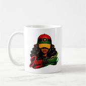 Mug Juneteenth Femmes Afro Noires Mélanine Liberté 186 (Gauche)