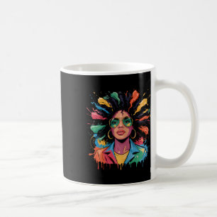Mug Juneteenth femmes noires reine afro africaine méla