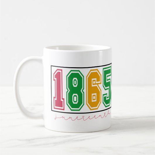 Mug Juneteenth - Histoire des Noirs  (Gauche)