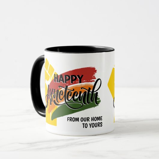 Mug JUNETEENTH personnalisable (Devant gauche)