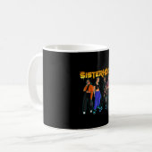 Mug Juneteenth sororité sœurs de la capuche amies (Devant gauche)