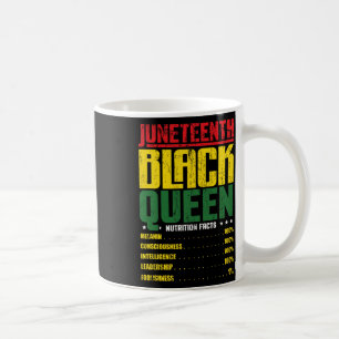 Mug Junetten Black Queen Faits nutritionnels Melanin W