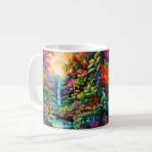 Mug Jungle de couleurs (Devant gauche)