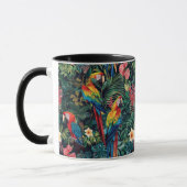 Mug Jungle de perroquets (Gauche)