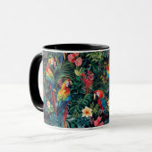 Mug Jungle de perroquets (Devant gauche)