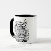 Mug Jungle Tiger Face safari animal nature originale (Devant gauche)