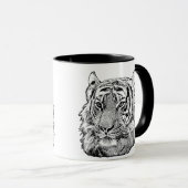 Mug Jungle Tiger Face safari animal nature originale (Devant droit)
