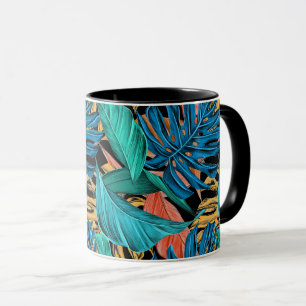 Mug Jungle tropicale à feuilles