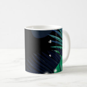 Mug Jungle tropicale   Chevauchement des Feuilles de M