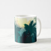 Mug Jungle tropicale : Paysage matinal Vintage. (Devant droit)