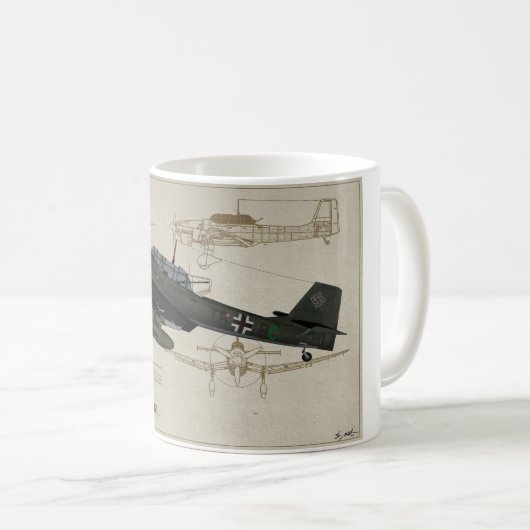 Mug Junkers-Ju88-Stuka (Devant droit)